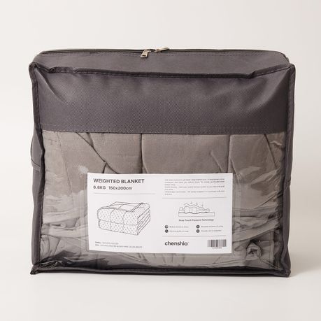 Double-Sided 6.8kg Weighted Blanket Anti Anxiety Gravity Blanket