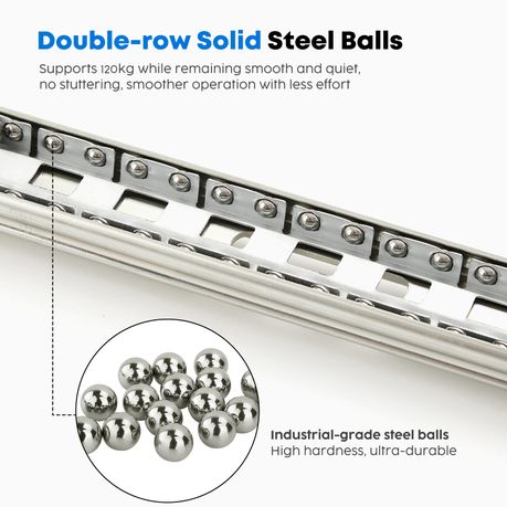 Heavy Duty Locking Bakkie Drawer Slides- Tool Storage 2Pc