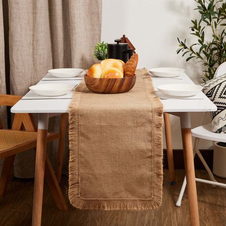 Jute Burlap Table Runner - 183cm
