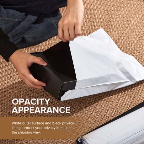 Waterproof PE Postage Courier Bags - 100-Pack