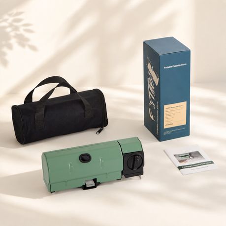 Portable Butane Gas Stove 2600W - Green