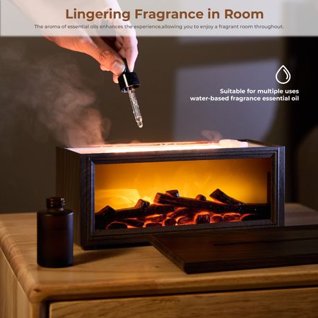 Essential Oil Diffuser Humidifier with 7 Colours, Timer & Remote