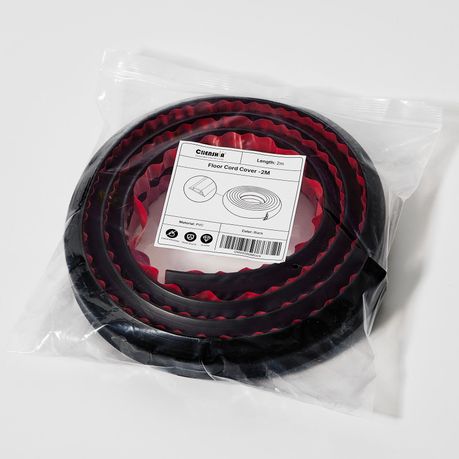Floor Cable Cover Protector Soft PVC Cord Management Wire Runner