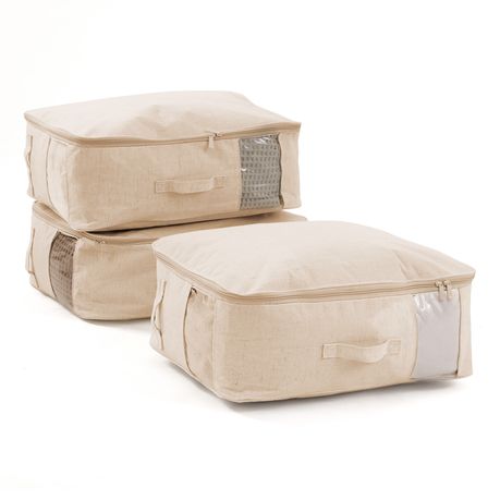 Foldable Cotton Linen Storage Bags