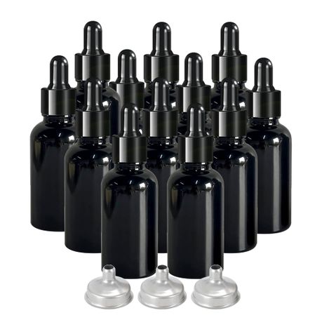 30ml Essential Oil Glass Bottles - 12Pcs