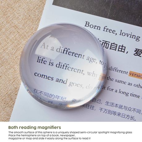 Chenshia Paperweight Reading Magnifying Glass
