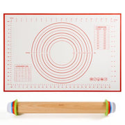 Adjustable Rolling Pin Kit & Baking Pastry Mat