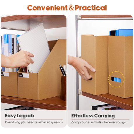 A4 Collapsible Desk Organiser File Holder