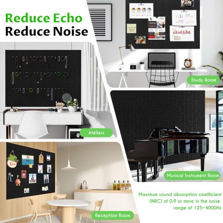 6-Pack Self-Adhesive Cork Board  Push Pin Display Board Set
