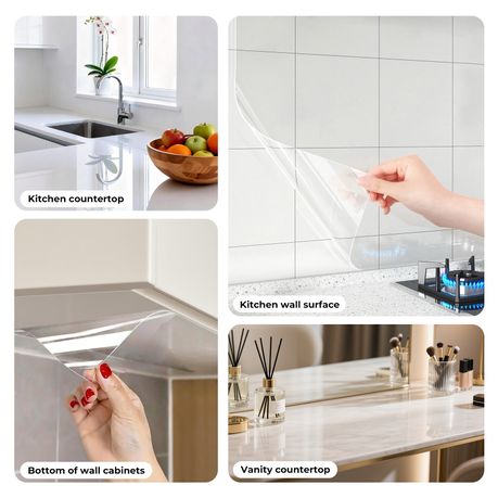 Transparent Kitchen Counter Film Roll