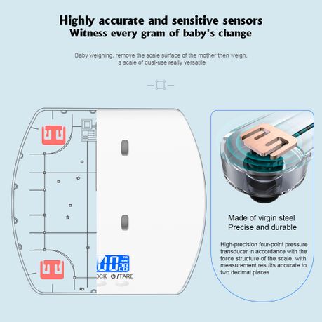 Digital Baby & Pet Scale with Tape Measure | 10g–100kg