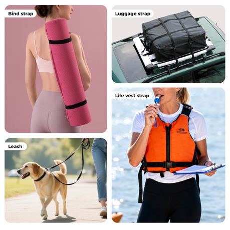Adjustable Nylon Buckle Strap DIY Hardware Set