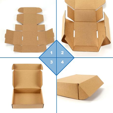 25-Pack Cardboard Mailer Boxes