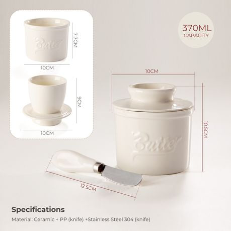 Ceramic French Butter Bell Crock - 160ml