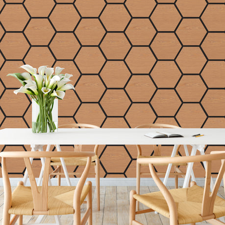 Hexagonal Soundproof Wall Panels - 4 Pack