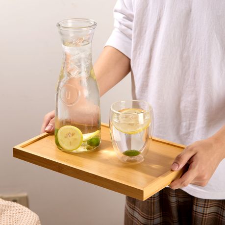 1L Glass Carafe Set - 4 Pack