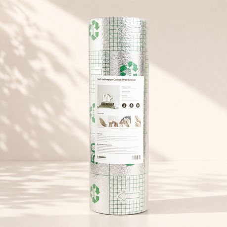 Textured Self-Adhesive Foam Wallpaper - 50 cm × 10 m