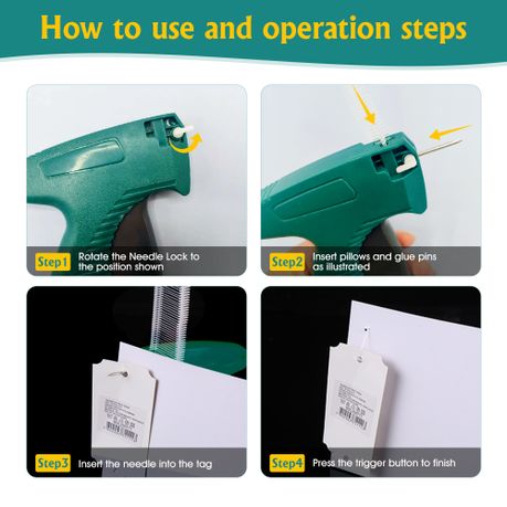 Price Label Applicator Kit Garment Tag Gun