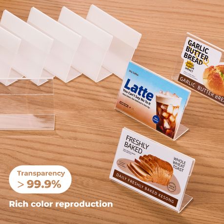 Chenshia 25Pc Mini L-Menu Stands - 6x9cm