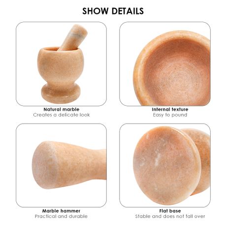 Marble Mortar & Pestle