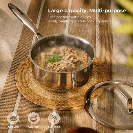2.1L Ceramic Non-Stick Saucepan
