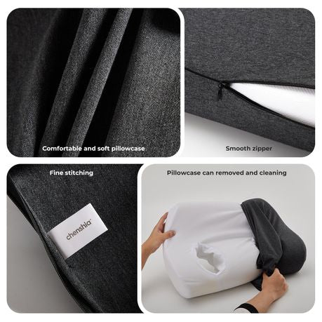 Double-Hole Ear Pillow Side Sleeper - Piercing Recovery Pillow