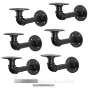 6pc Heavy-Duty L-Shape Shelf Brackets (25 kg Capacity)