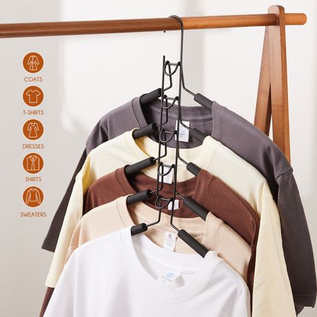 5-in-1 Metal Wardrobe Organizer
