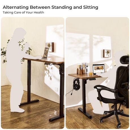 Electric Standing Desk Frame (100kg Capacity)