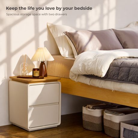 2-Drawer Bedside Table