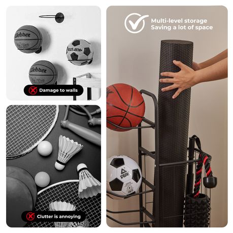 Children's Sports Equipment Storage Rack