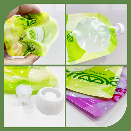 150ml Green Reusable Baby Puree Pouch (5 Pack)