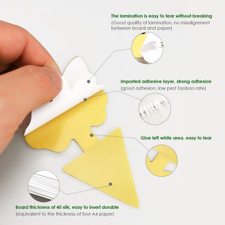 12pc Yellow Sticky Insect Traps