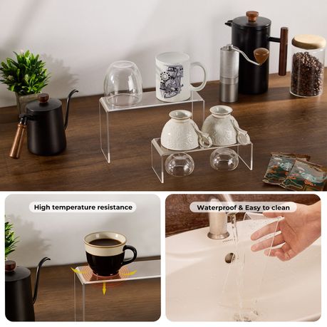 10-Piece Acrylic Cake Stand Set 5-Layer Display Riser & Decor Shelf