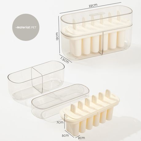 Ice Lolly Popsicle Molds Kit 6-Pack