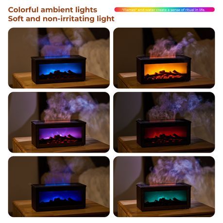 Essential Oil Diffuser Humidifier with 7 Colours, Timer & Remote
