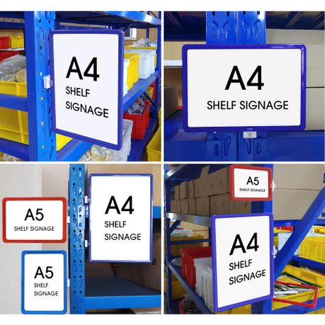 Chenshia A4 Warehouse Magnetic Sign Holder Double Sided Display Frame