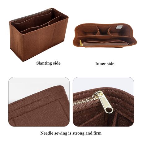 Brown Handbag Organizer Inner