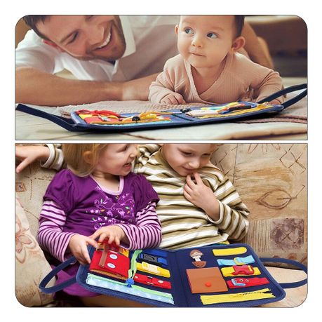 Montessori Busy Board Handbag Toddler Sensory Learning Toy