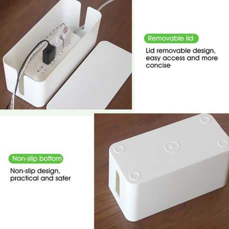 Dual-Size Cable Management Boxes
