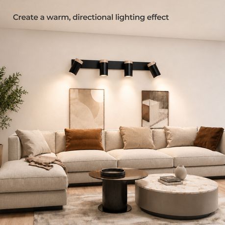 4-Head Adjustable Spotlight Ceiling Light