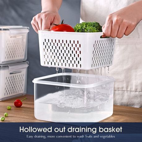 Chenshia 5pc Fridge Storage Container Set