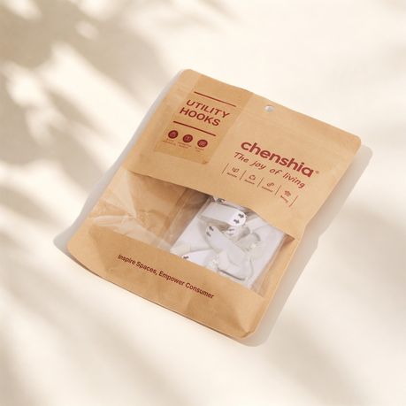 Clear Adhesive Hooks - 15Pc