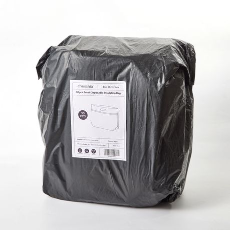 42x31cm Insulated Aluminium Foil Storage Bags - 30 Pack