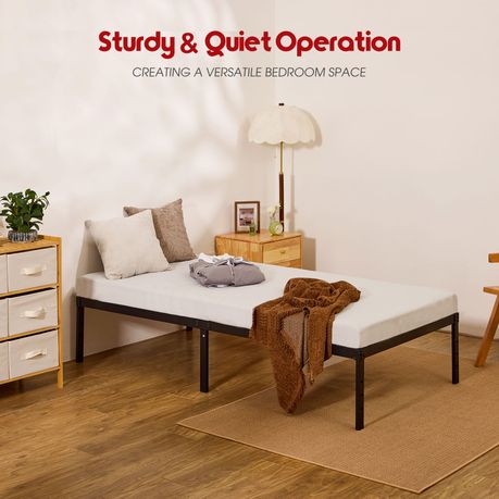 Metal Bed Frame - Heavy Duty Base - Single Size