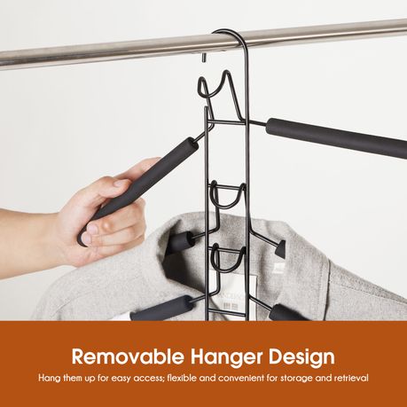 5-in-1 Metal Wardrobe Organizer