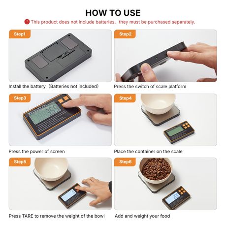 15kg Digital Kitchen Scale Bluetooth Smart Food Precision Counting Timer