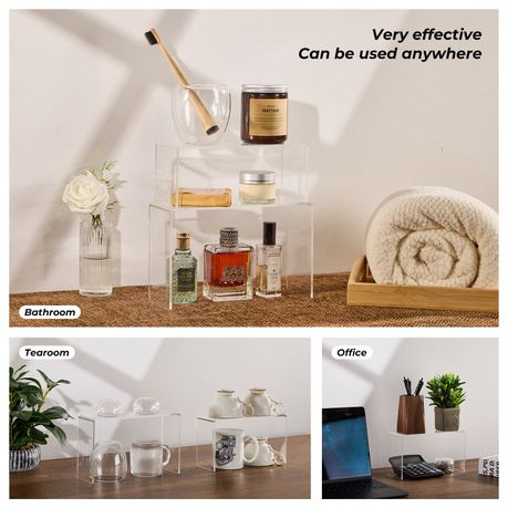 10-Piece Acrylic Cake Stand Set 5-Layer Display Riser & Decor Shelf