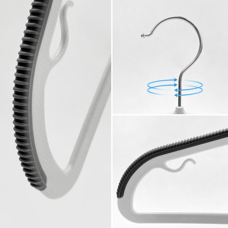 Non-Slip Clothes Hangers - 50 Pack