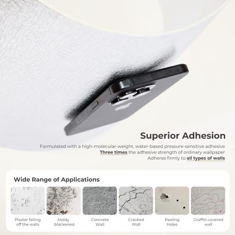 White Marble-Effect Self-Adhesive Vinyl Roll | 40 cm × 3 m
